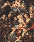 Self-portrait among Parents, Brothers and Sisters